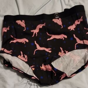 Torrid Black and Pink Animal Print Panties